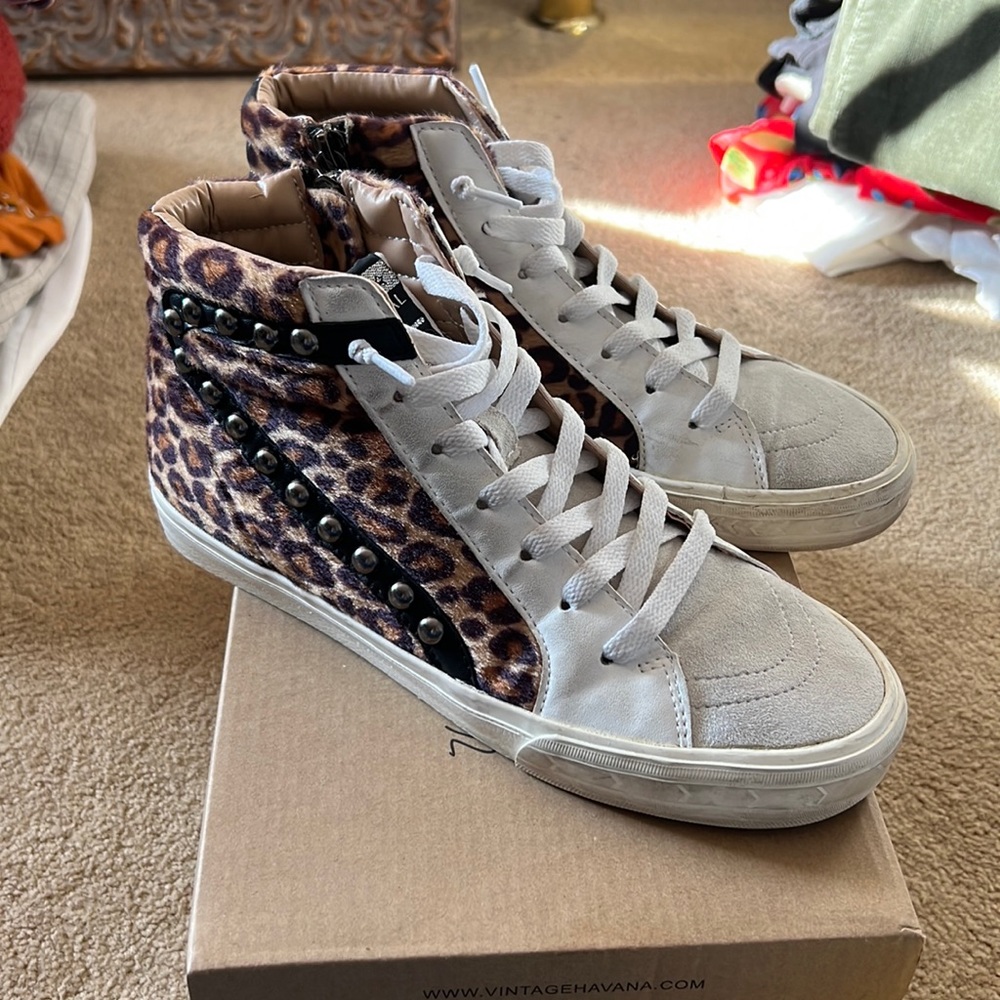 Vintage Havana High Top Sneakers